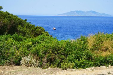 Giannutri Adası kıyıları, Toskana, İtalya