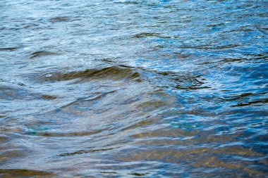 Mavi Nehir Suyu Dalgası