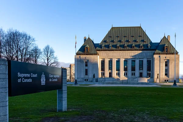 Ottawa Ontario Canada May 2020 Supreme Court Canada Downtown Ottawa — Stock Photo, Image