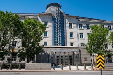 Amerika Birleşik Devletleri 'nin Kanada' nın başkenti Ottawa 'daki 490 Sussex Drive' daki elçiliği..