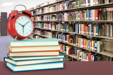 kitap ile kütüphane