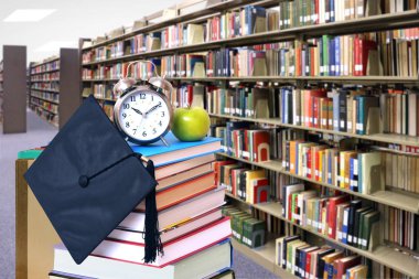 kitap ile kütüphane