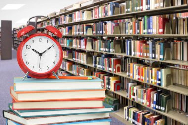 kitap ile kütüphane