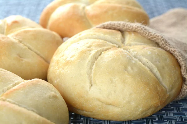 Круглі хліба — стокове фото