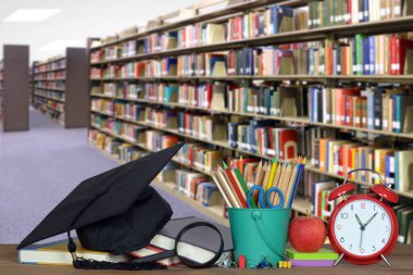 kitap ile kütüphane