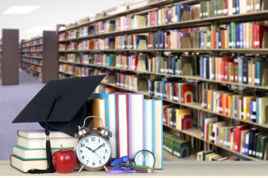 kitap ile kütüphane