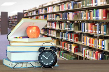 kitap ile kütüphane