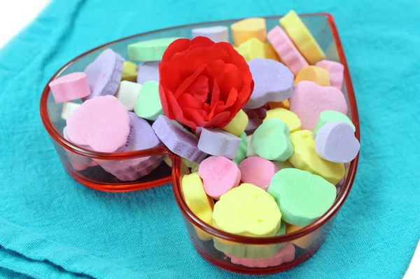 Bonbons en forme de coeur — Photo
