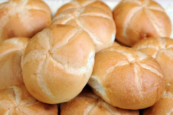 Bollos de pan kaiser —  Fotos de Stock