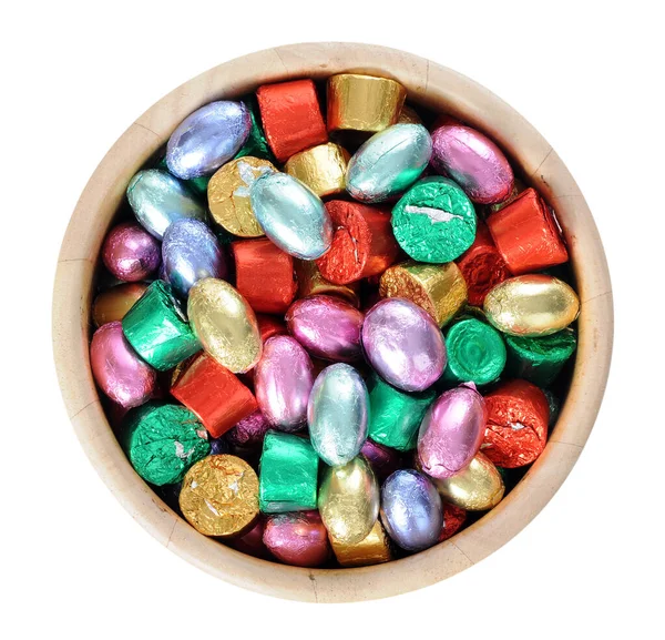 Bunte Schokoladenbonbons — Stockfoto