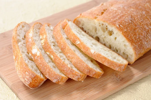 Чіабата плоский хліб — стокове фото