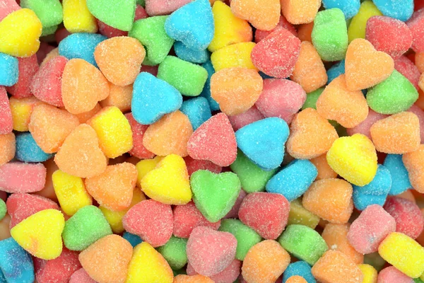 Heart shape candies — Stock Photo, Image