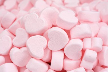 Sevgililer Günü için pembe lokum.