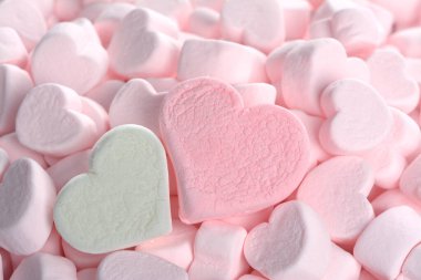 Sevgililer Günü için pembe lokum. 