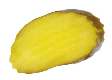 dilimlenmiş tuzlu turşu. 