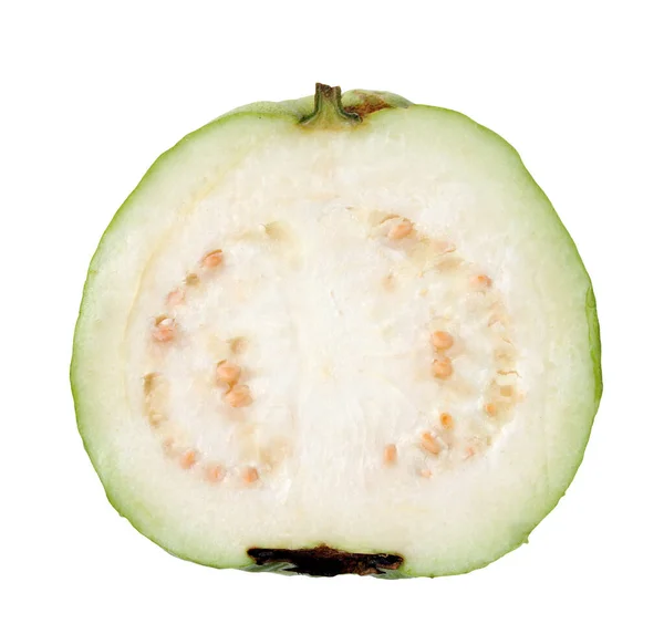 Mezza guava verde — Foto Stock