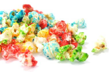 renkli patlamış mısır