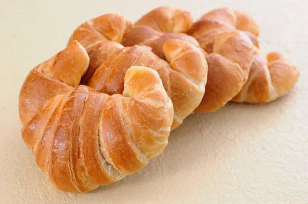 Négy croissant — Stock Fotó
