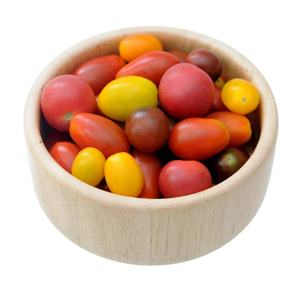 Tomate de uva oragnic — Fotografia de Stock