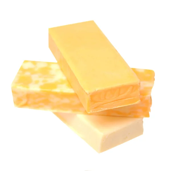 Three Cheese bars — Stock Photo, Image