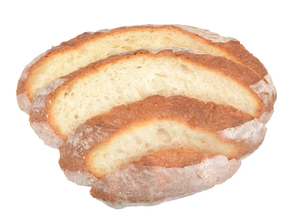 切片扁平面包 — 图库照片