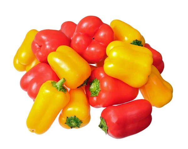 Gelbe und rote Mini-Paprika — Stockfoto