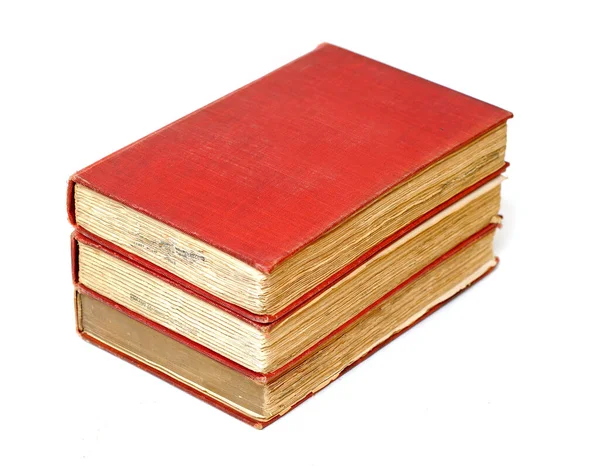 Three antique books — Stock Photo, Image