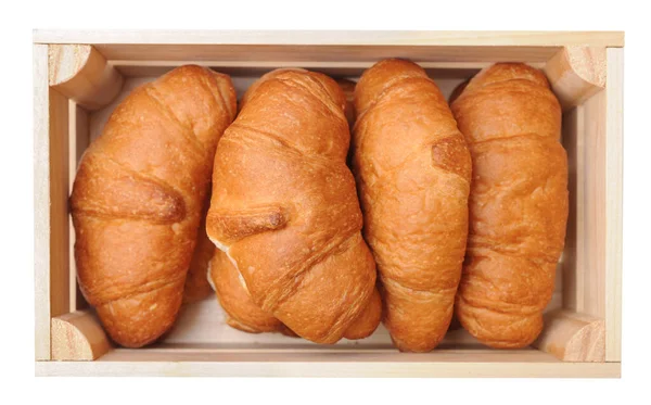 Cuatro croissants — Foto de Stock