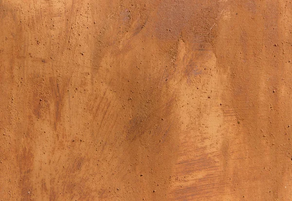 表面古い塗装茶色の錆びた鉄板 — ストック写真