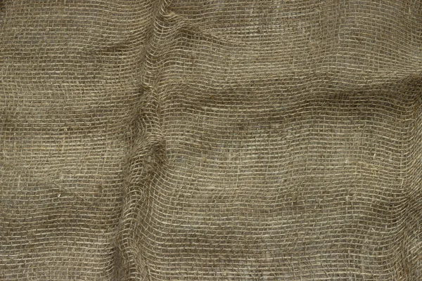Structure Threads Natural Burlap Fabric Close — Stock Photo, Image