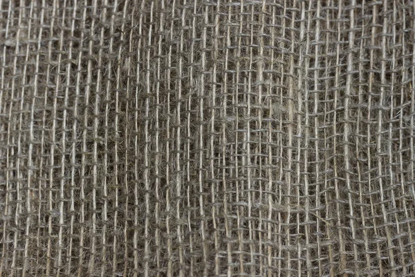 Structure Threads Natural Burlap Fabric Close — Stock Photo, Image