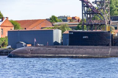 St.Petersburg, Rusya - 09 Ağustos 2020: Proje 636 