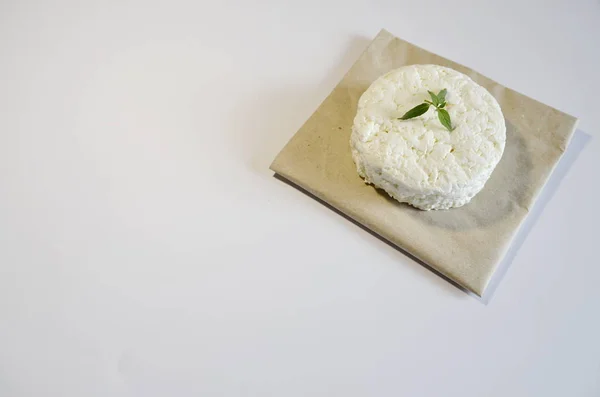 건강한 다이어트 유제품 테이블에 신선한 맛있는 코티지 치즈입니다 — 스톡 사진