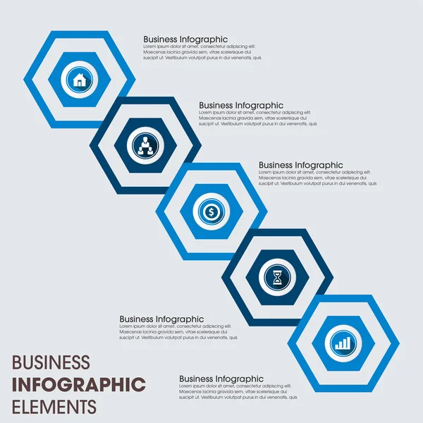 Diagramm Diagramm Infografik Vorlage — Stockvektor