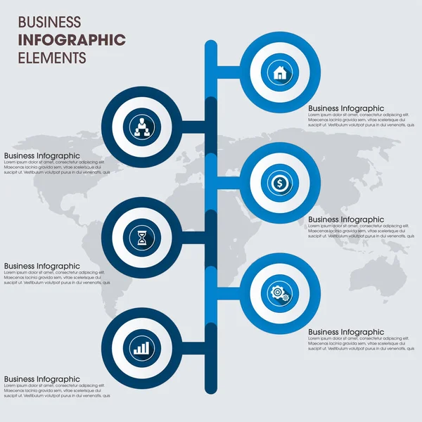 Plantilla Diseño Infografías Multipropósito — Archivo Imágenes Vectoriales