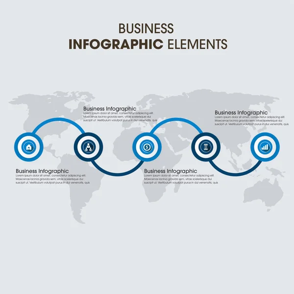 Plantilla Diseño Infografías Multipropósito — Archivo Imágenes Vectoriales