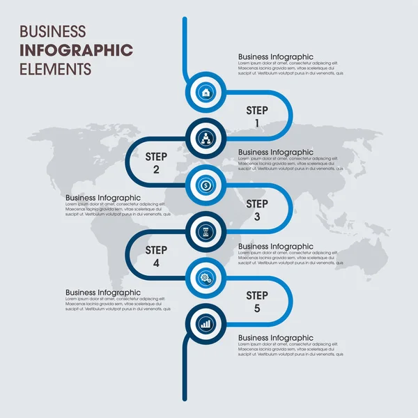 Πρότυπο Σχεδιασμού Πολλαπλών Χρήσεων Infographics — Διανυσματικό Αρχείο
