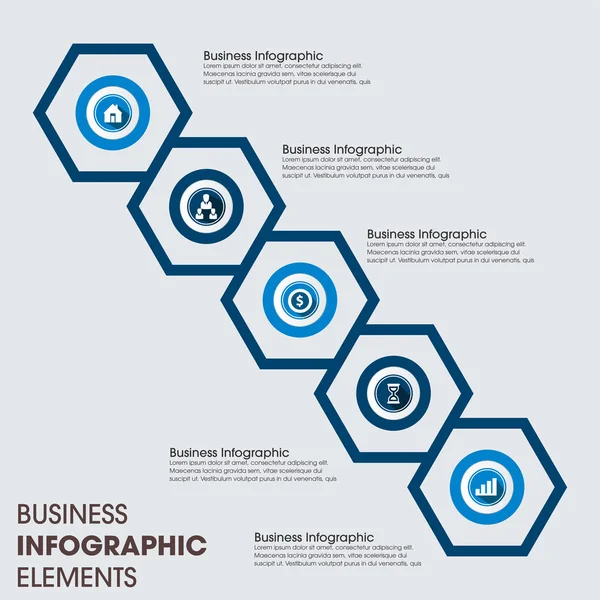 Plantilla Diseño Infografías Multipropósito — Vector de stock