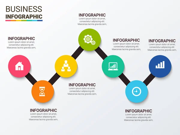 Multipurpose Modern Infographic Template — Stock Vector