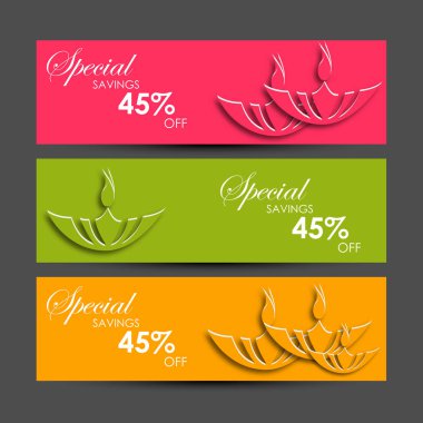 Hint usulü kağıt kesiği olan Diwali bayramı tasarımı. Diwali festivali için arka planda diwali lambası olan tebrik kartı. Vektör illüstrasyonu.