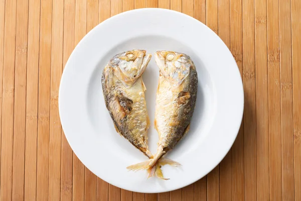 Couple Fried Mackerel Dish — Stock Photo, Image