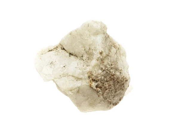 Fragmento Mineral Cristal Roca Sobre Fondo —  Fotos de Stock