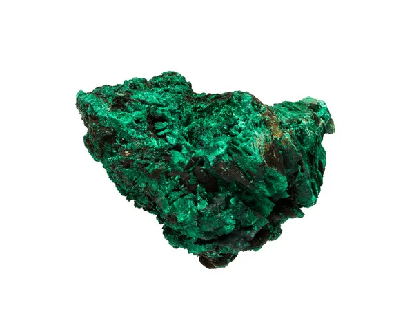 Malaquita Mineral Roca Sobre Fondo —  Fotos de Stock