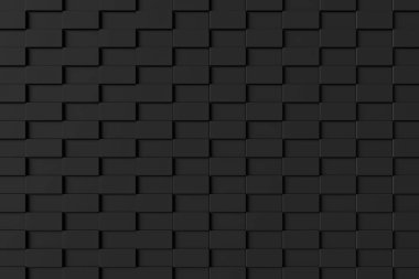 Modern tuğla duvar. 3D render.