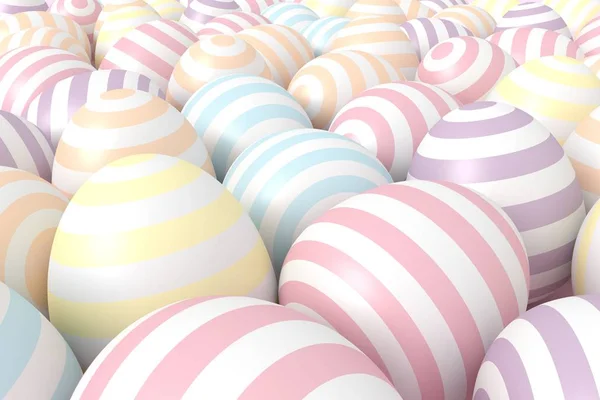 Colorful Balls Background Pastel Tone Rendering — Stock Photo, Image