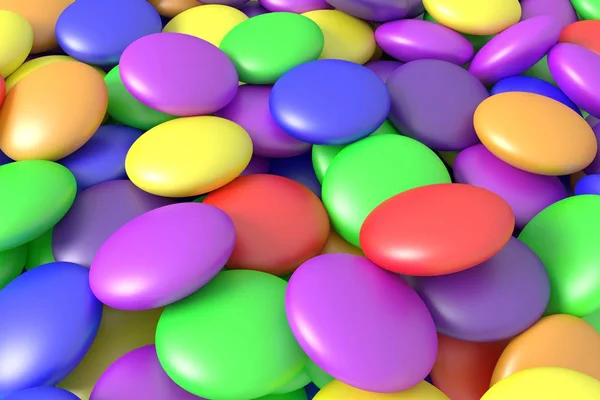 Colorful Candy Rendering — Stock Photo, Image