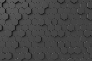 Modern duvar. 3D render.