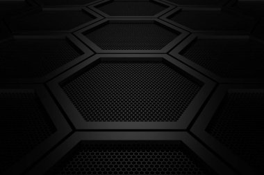 Arka plan çelik plaka. 3D render.