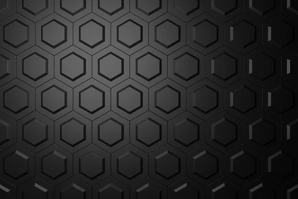 Abstrakt Bakgrund Hexagon Form Rendering — Stockfoto