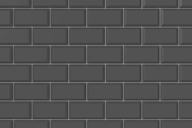 Modern tuğla duvar. 3D render.